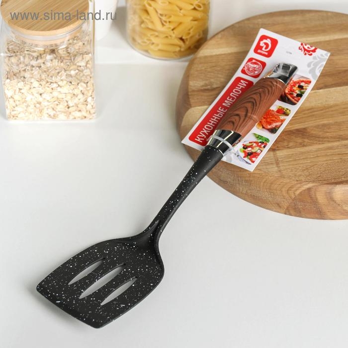 Лопатка с прорезями Доляна «Древо», 35 см