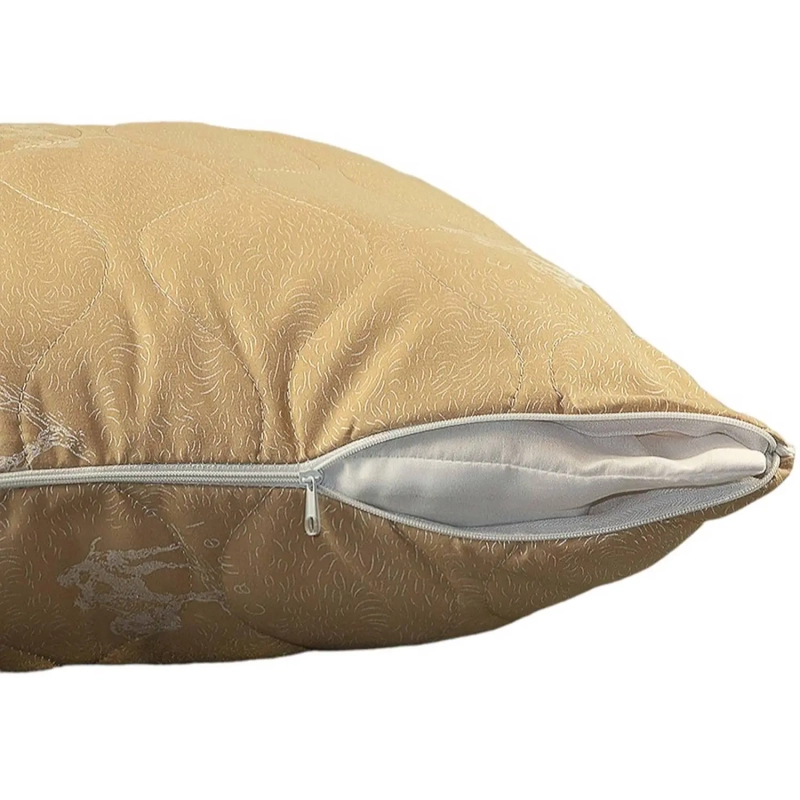 Подушка стеганная 50х70 SKY LINE (верблюд,тик), сумка