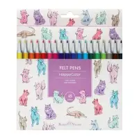 Фломастеры 18 цветов Happycolor, МИКС
