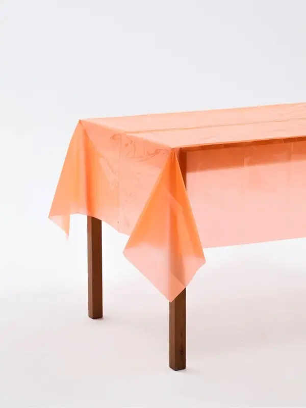 Скатерть 137*183см, флюорисцентная, цвет оранжевый