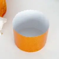 Форма бумажная для кулича «Оранжевая», 110×85 мм