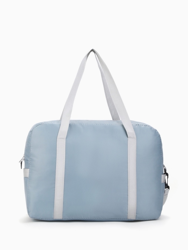 Сумка дорожная на молнии, серая