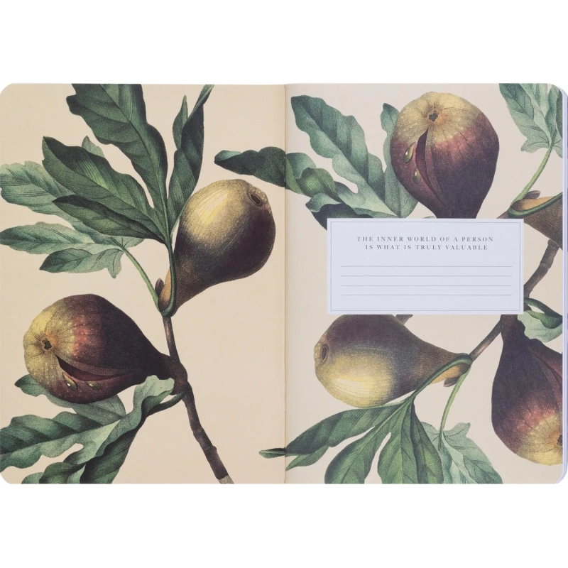 Тетрадь общая, BS, 150х210мм, 48л., клетка, скрепка. Flora, черный N4138