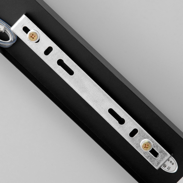 Светильник Светильник "Волны" LED 32Вт 6000К чёрный 100х18-85 см