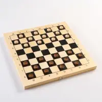 Настольные игры 3 в 1: шахматы, шашки, нарды, деревянные, большие, 40&times;40 см