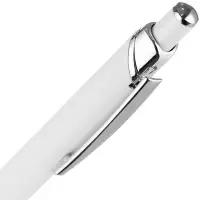 Ручка шариковая Chromos Soft Touch, белая