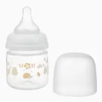 Бутылочка для кормления M&B, ШГ &Oslash;50 мм, +0мес., 120 мл., набор 2 шт. в кор.