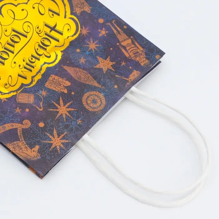 Пакет бумажный подарочный новогодний с тиснением, «С Новым Годом» 16×12×6 см Пакет бумажный подарочный новогодний с тиснением, «С Новым Годом» 16×12×6 см