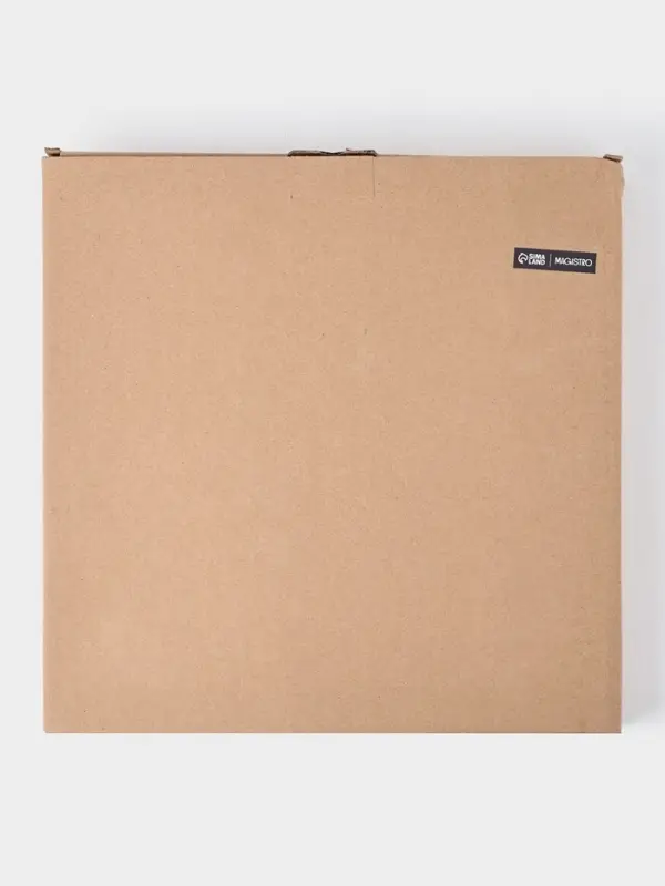 Тарелка обеденная "Сияние" 26х2,5 см, золотой обод, прозрачная