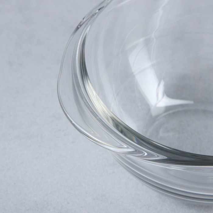 Кастрюля для микроволновой печи стеклянная «Дорна», 1 л, Иран