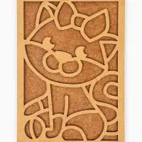 Картина пластилином &laquo;Котенок&raquo;, 21&times;15 см, набор для творчества