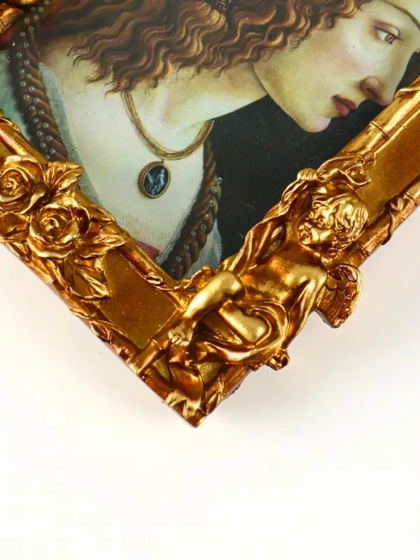 Фоторамка полистоун 10х15 см Фоторамка полистоун 10х15 см "Ангелы с бантом" бронза 20х16,5х2,5 см