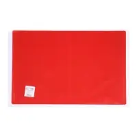Папка с 10 вкладышами А4, 500 мкм, Calligrata, текстура &laquo;песок&raquo;, красная
