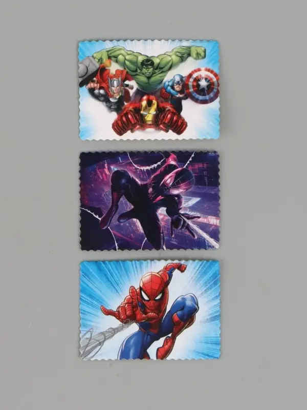 Наклейки для подарков &laquo;Супергерои&raquo;, 42 штуки в коробке, 3 &times; 4 см