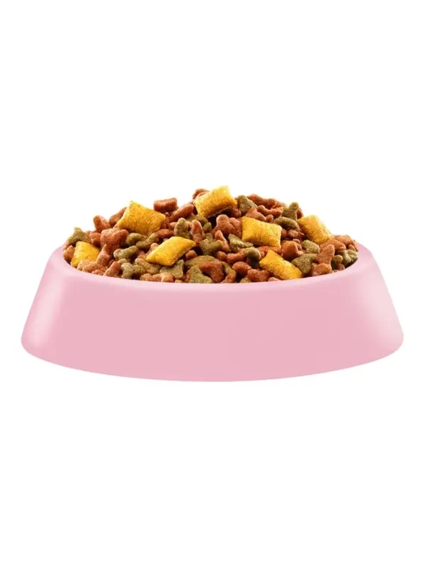 Сухой корм Whiskas для котят, индейка/морковь/молоко, подушечки, 350 г