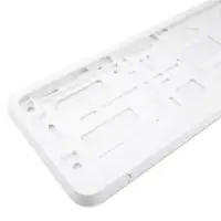 Рамка под номерной знак двусоставная (белая) AVS RN-17