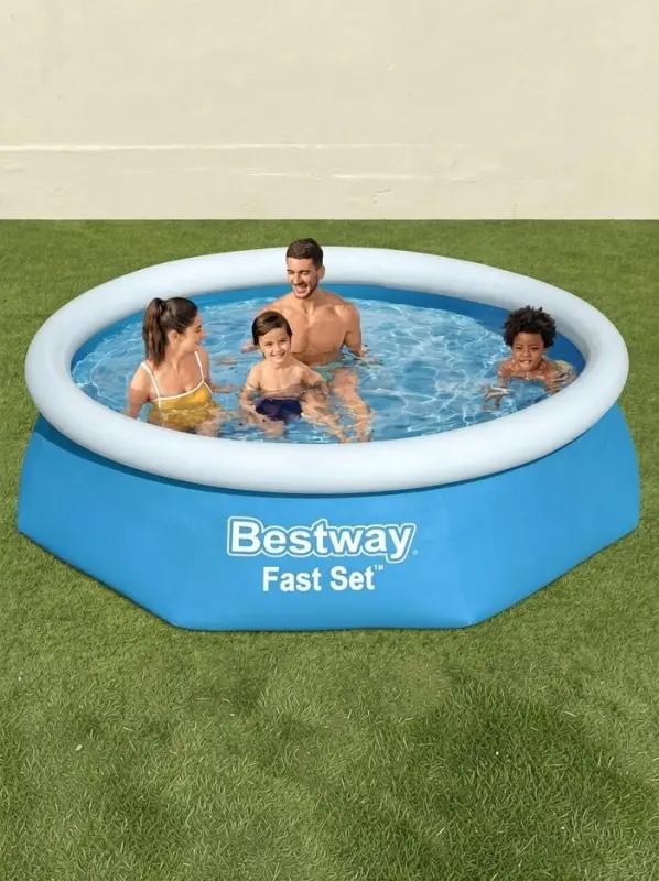 Бассейн надувной Bestway Fast Set 57448/57494, 244&times;61 см, круглый