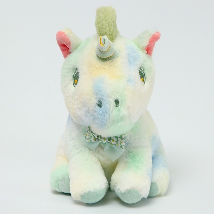 Мягкая игрушка «Единорог» 23 см, цвет зелёный Мягкая игрушка «Единорог» 23 см, цвет зелёный