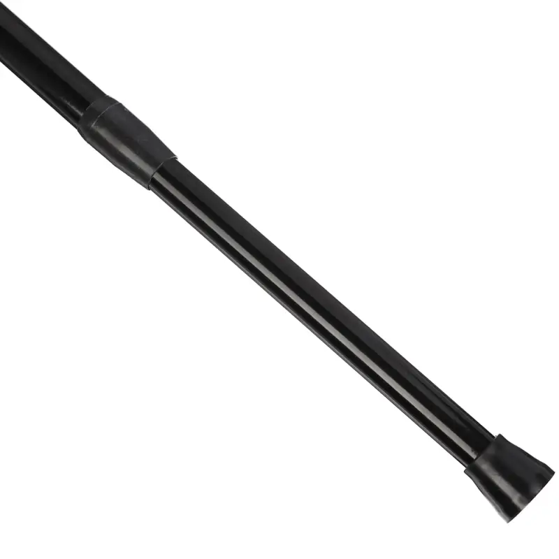 Карниз для шторы в ванную тм VETTA, 2м, телескопический, алюминий, чёрный