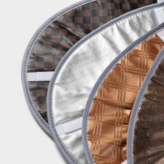 Чехол на сиденье для унитаза на липучках Доляна «Плюша», 37×42 см, цвет МИКС Чехол на сиденье для унитаза на липучках Доляна «Плюша», 37×42 см, цвет МИКС