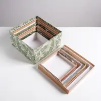 Набор подарочных коробок 5 в 1 &laquo;Зимний&raquo;, 14&times;14&times;8 - 22&times;22&times;12 см, Новый год