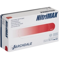 Перчатки нитрил. н/с. н/о , красные 756 NitriMax (S) 50п/уп, 4гр