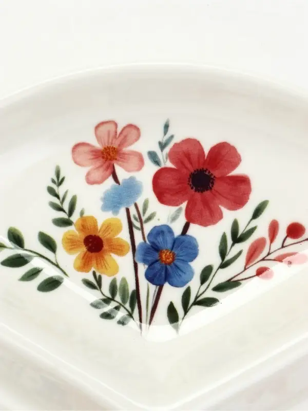 Менажница "Цветочная поляна", 19 см