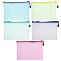 Папка-конверт на молнии Calligrata &laquo;Клеточка&raquo; А5, (240&times;170 мм), МИКС