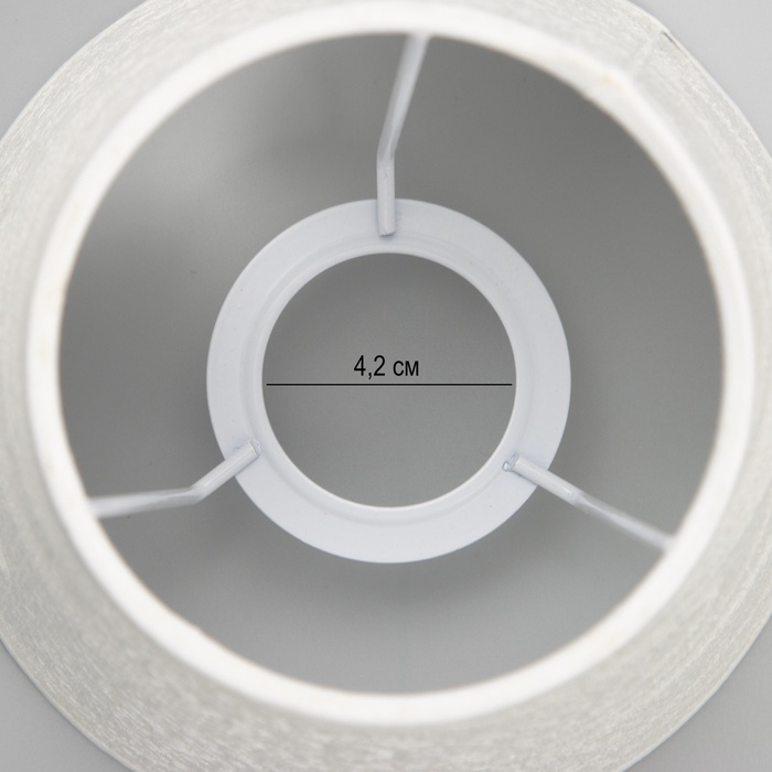 Абажур Е27 белый 15х15х13 см Абажур Е27 белый 15х15х13 см