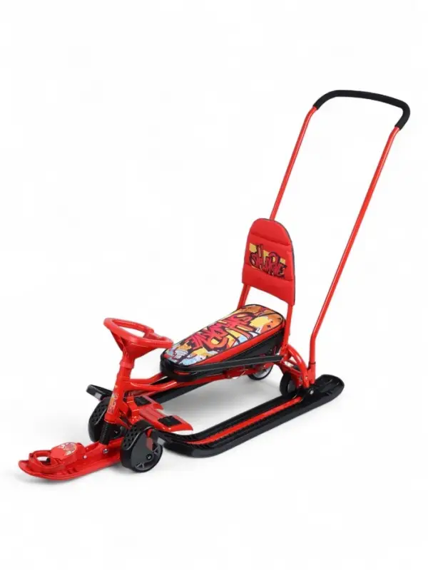 Снегокат «Тимка спорт 6» с граффити, с родительской ручкой, ТС6/GR Nika Снегокат «Тимка спорт 6» с граффити, с родительской ручкой, ТС6/GR Nika