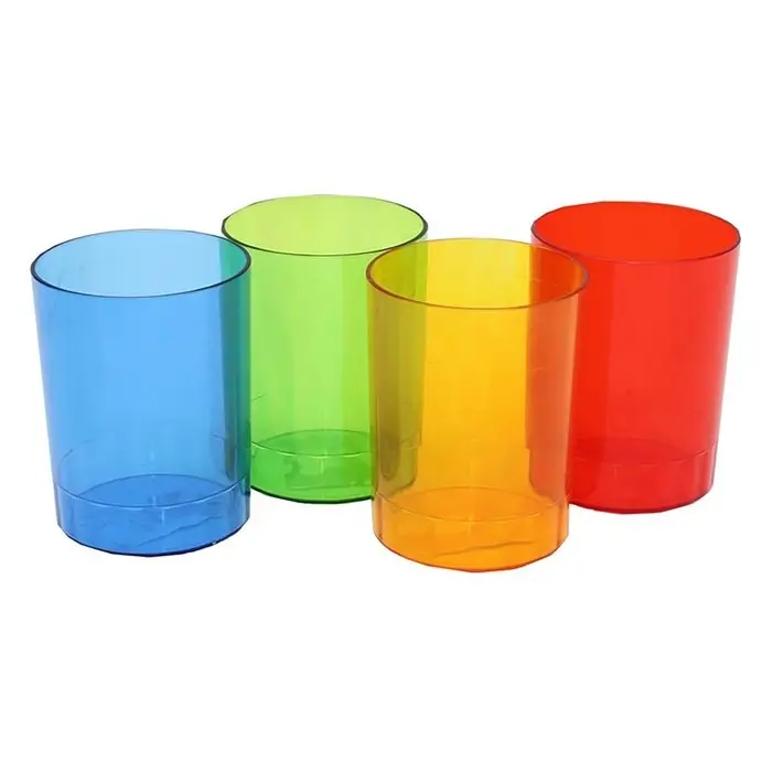 Подставка-стакан для канцелярии, полупрозрачный, микс Подставка-стакан для канцелярии, полупрозрачный, микс