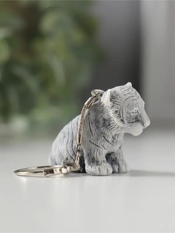Брелок "Тигренок сидящий 2", 3,7см