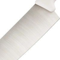 Нож поварской лез 300 мм  толщ 2 мм  3Cr13  белая пластиковая ручка