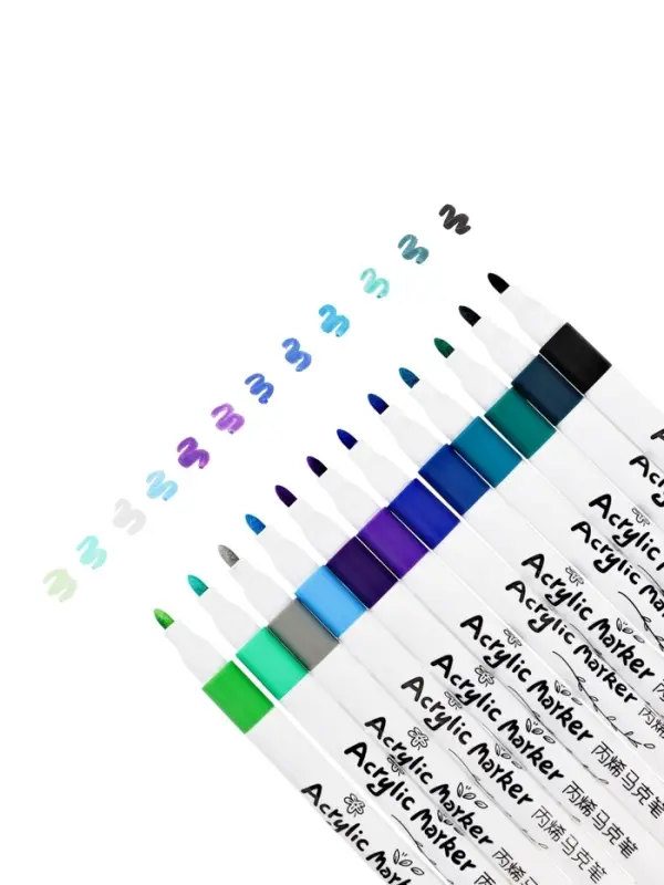 Набор акриловых маркеров, 24 цвета, для рисования