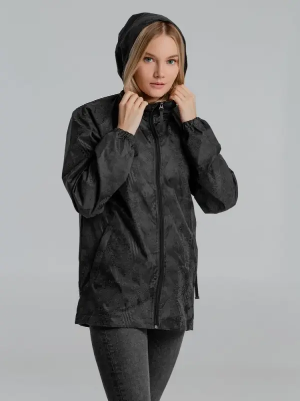 Ветровка светоотражающая Finvind темно-серая, размер XXS Ветровка светоотражающая Finvind темно-серая, размер XXS