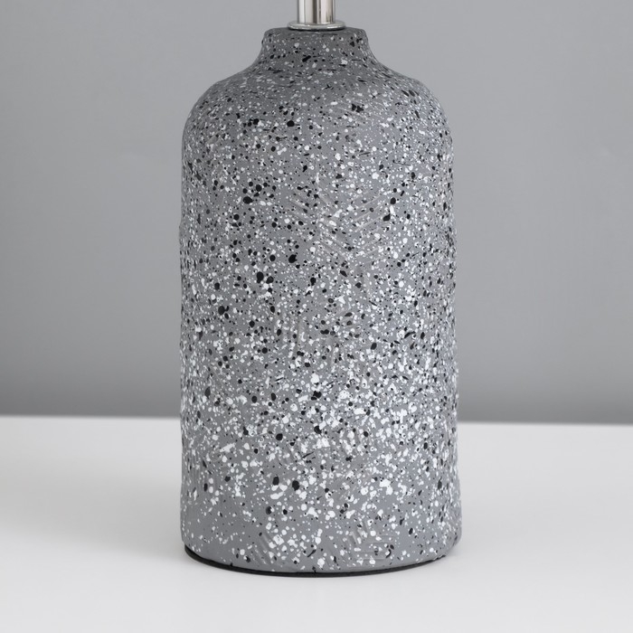 Лампа настольная Лампа настольная "Аи" 1х40Вт Е14 серый 20х20х34см