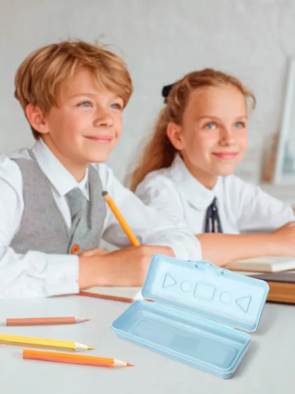 Пенал - футляр Calligrata &laquo;Прованс&raquo;, 21&times;9&times;4.5 см, непрозрачный, пластиковый, МИКС