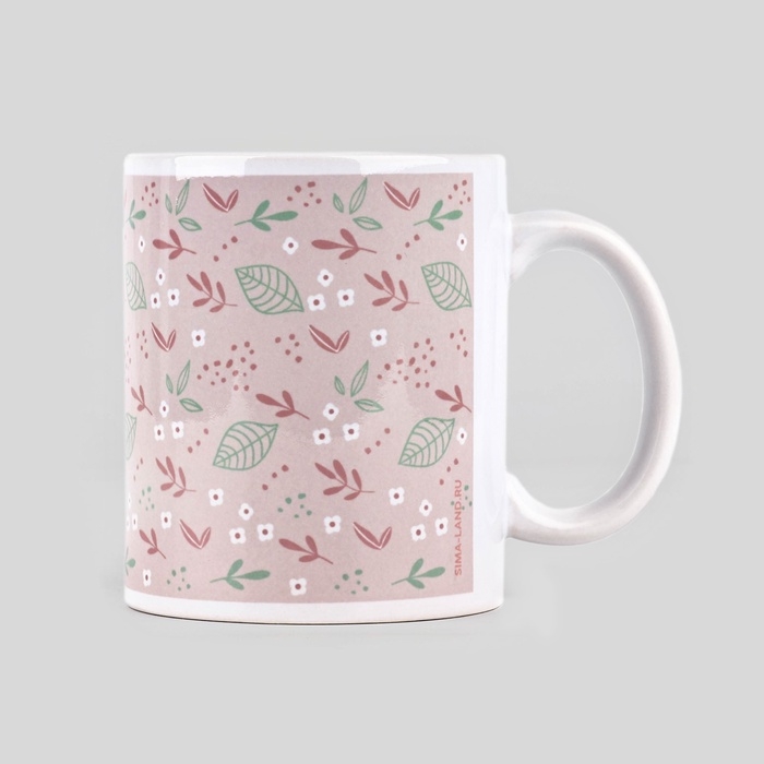 Кружка керамическая с сублимацией Дорого внимание «С 8 марта», 320 мл Кружка керамическая с сублимацией Дорого внимание «С 8 марта», 320 мл