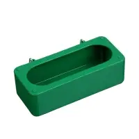 Навесная кормушка - поилка, 14.5&times;6&times;4 см, лотковая, пластик, Greengo