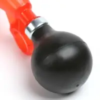 Клаксон, пластиковый, красный