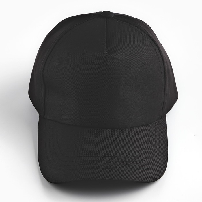 Кепка детская однотонная, цвет чёрный, р-р- 54 Кепка детская однотонная, цвет чёрный, р-р- 54