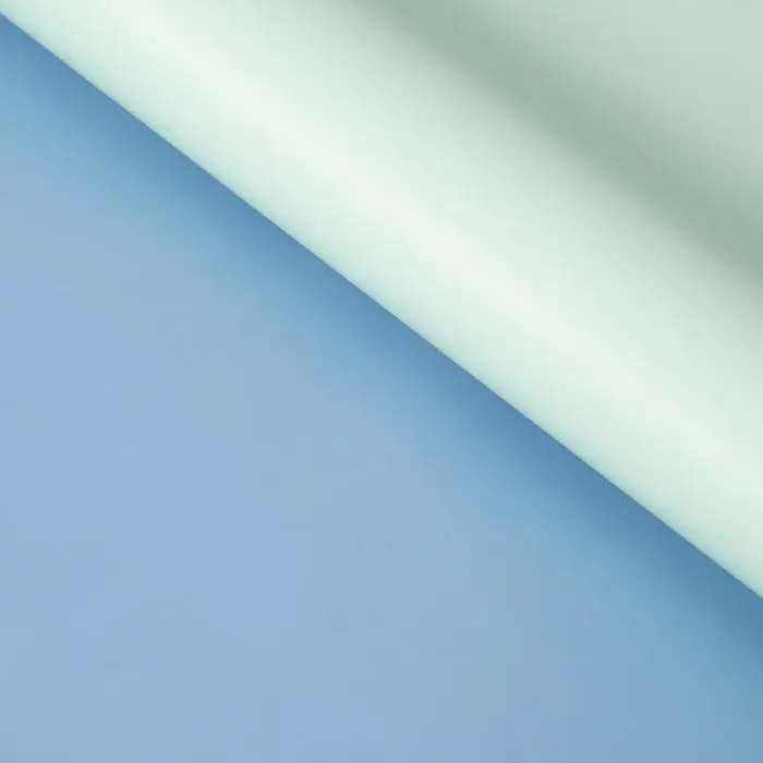 Пленка матовая двусторонняя для цветов и декора, небесно голубой, 60×60 см