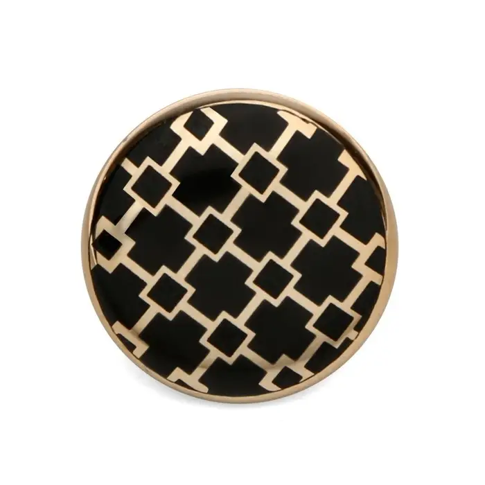 Ручка-кнопка CAPPIO, d=39 мм, цвет золото, 8 шт.