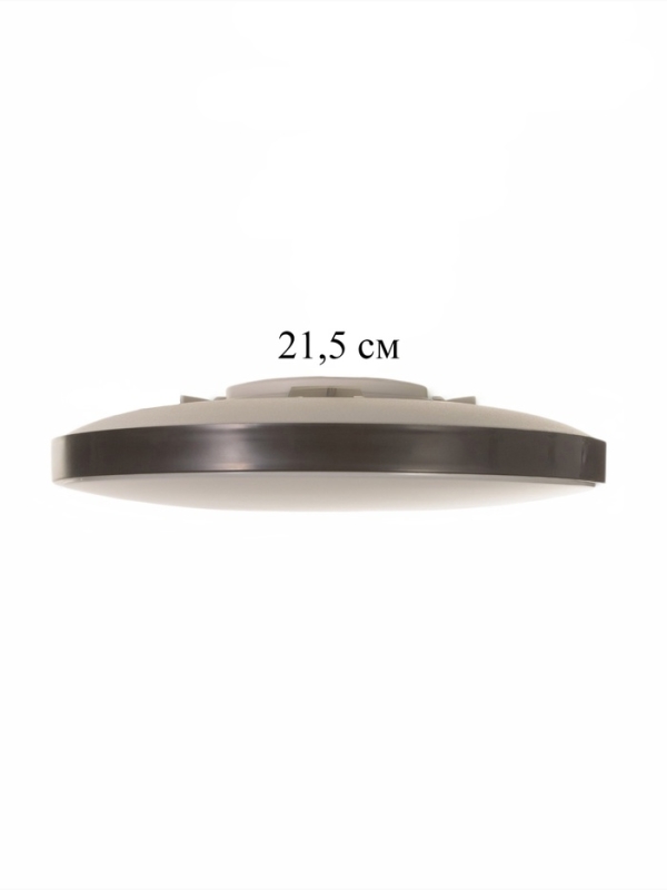 Светильник "Минимал" круг LED 18Вт 6500К (быстросъемный механизм) черный 23х23х5см