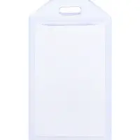 Бейдж - карман силиконовый, вертикальный, 54&times;90 мм