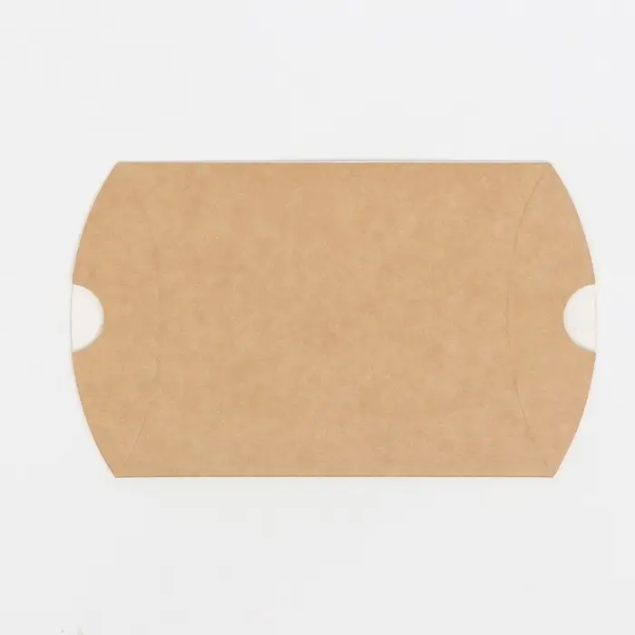 Коробка складная, подушка, крафт, 15 х 11 х 3 см, Коробка складная, подушка, крафт, 15 х 11 х 3 см,