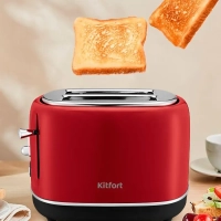 Тостер для хлеба техника для кухни КТ-4004 - 2 слота Тостер для хлеба техника для кухни КТ-4004 - 2 слота