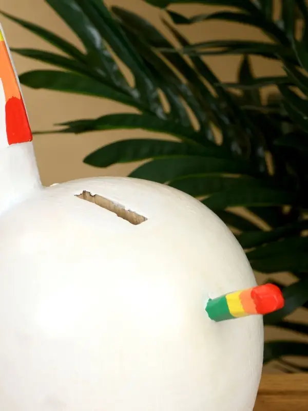 Копилка «Единорог», 30×25×14 см, дерево