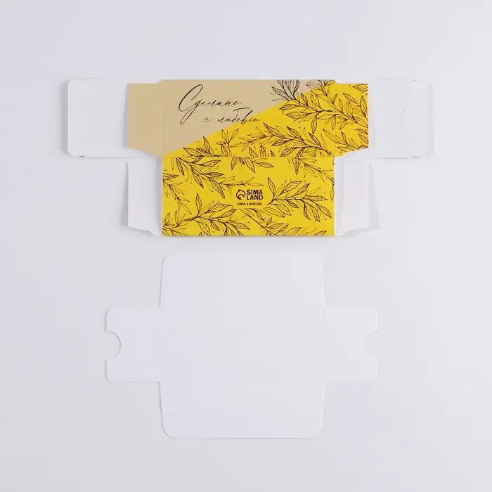 Коробка для макарун, кондитерская упаковка, «Сделано с любовью»,12 х5.5 х 5.5 см Коробка для макарун, кондитерская упаковка, «Сделано с любовью»,12 х5.5 х 5.5 см