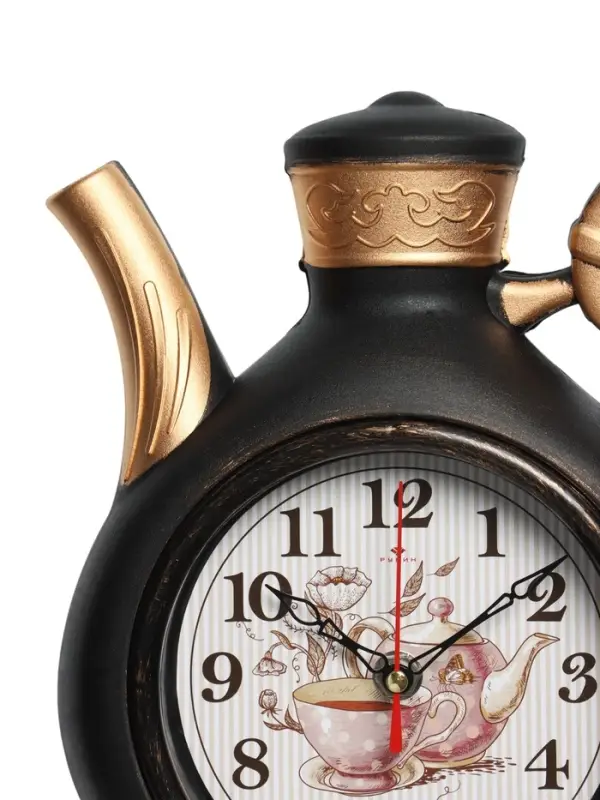 Часы настенные интерьерные для кухни &laquo;Сангино&raquo;, бесшумные, 26.5&times;24 см, черная медь, от батарейки 1&times;АА